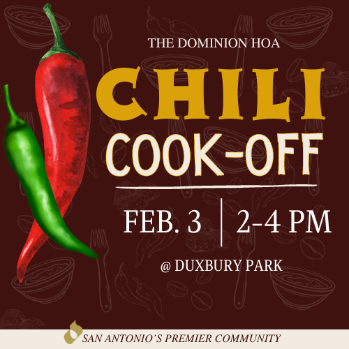 4th Annual Chili Cook Off The Dominion HOA