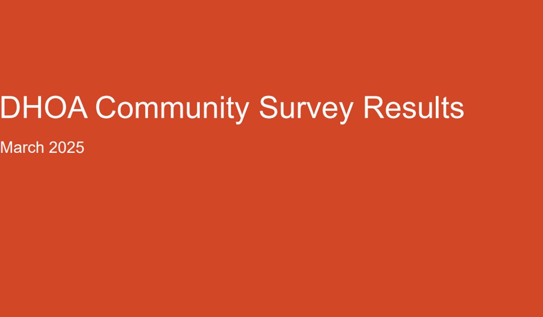 DHOA Survey Results